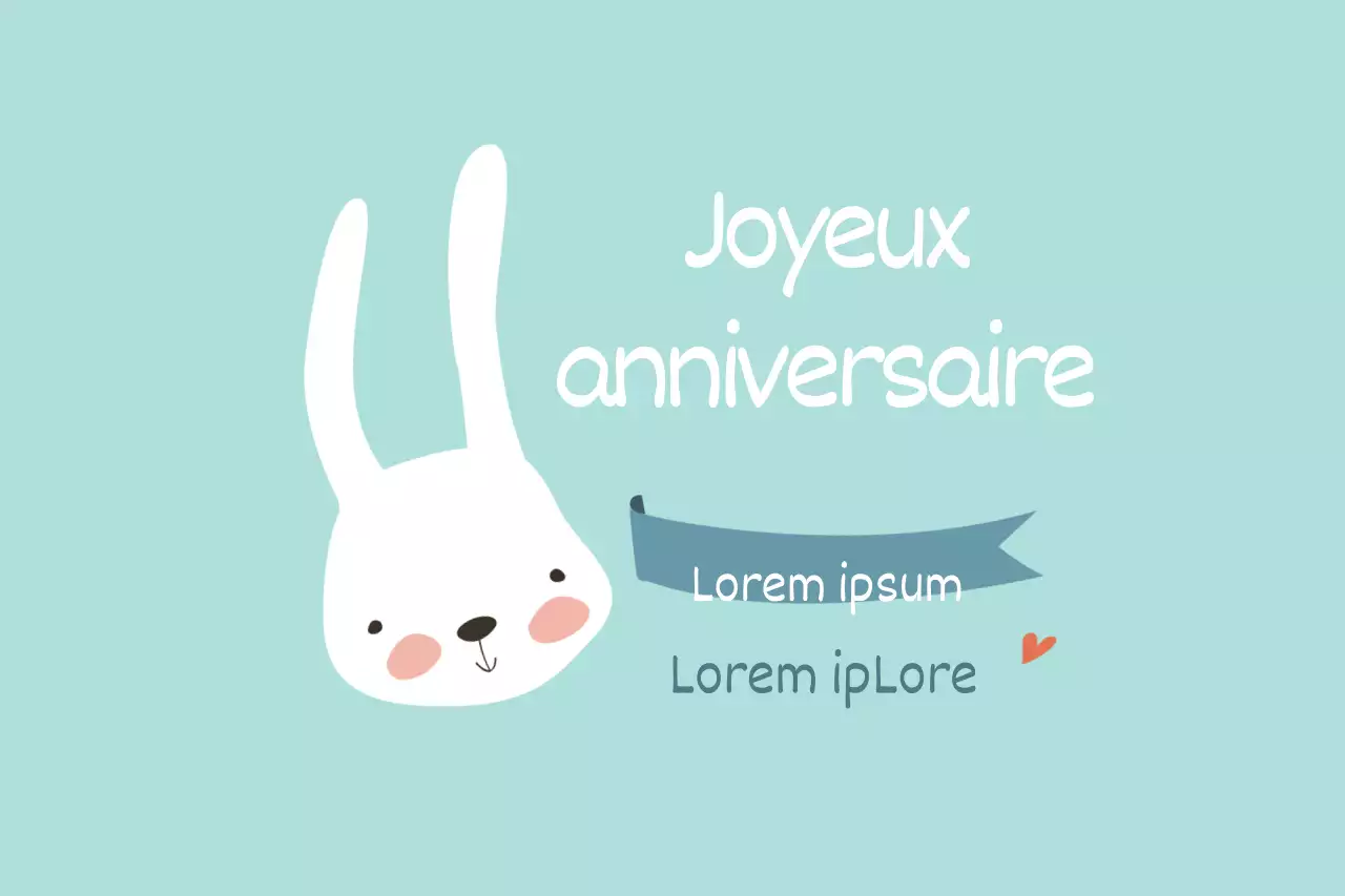 Joyeux anniversaire