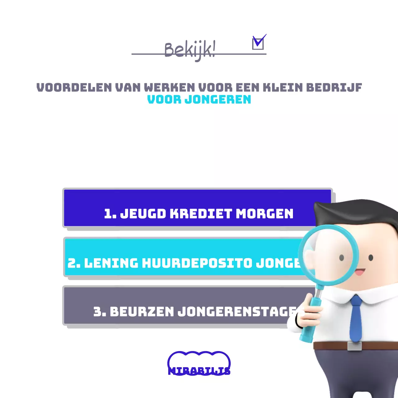 Voordelen voor jongeren