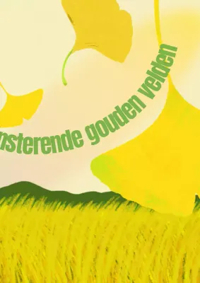 Natuurlijke herfstoogst in gele post