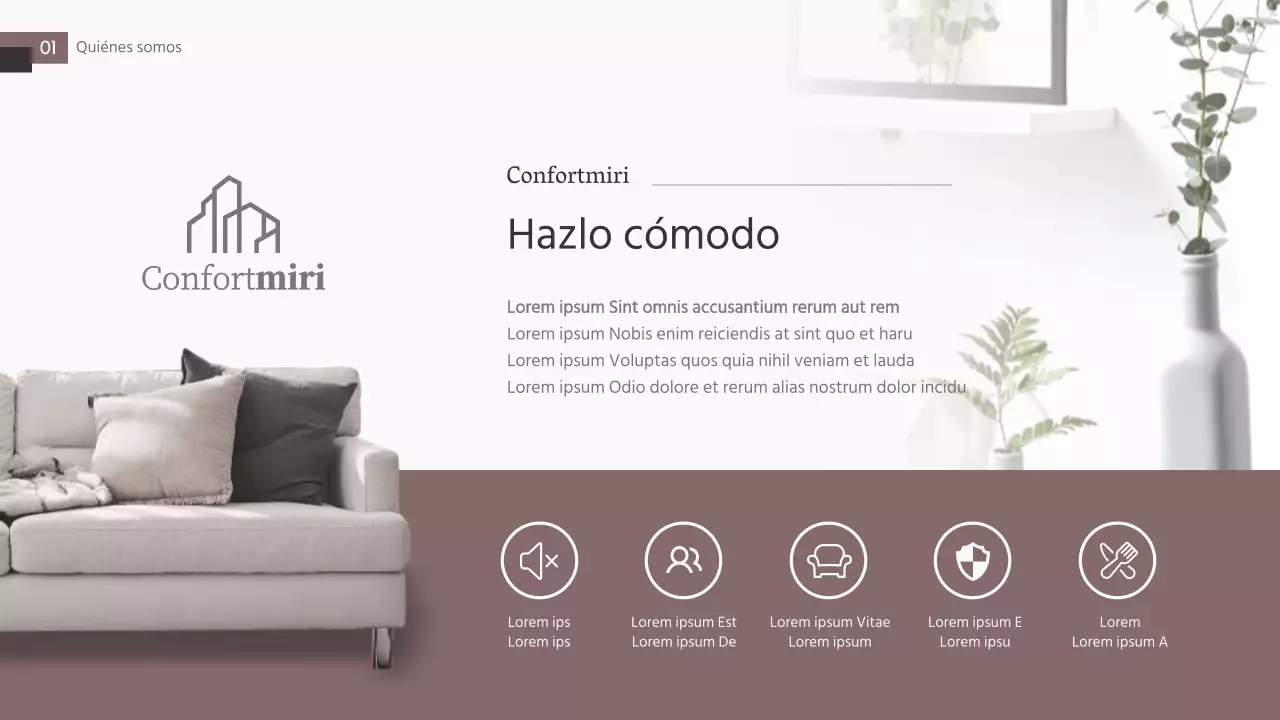 Tema de la oferta de mudanza en marrón y gris