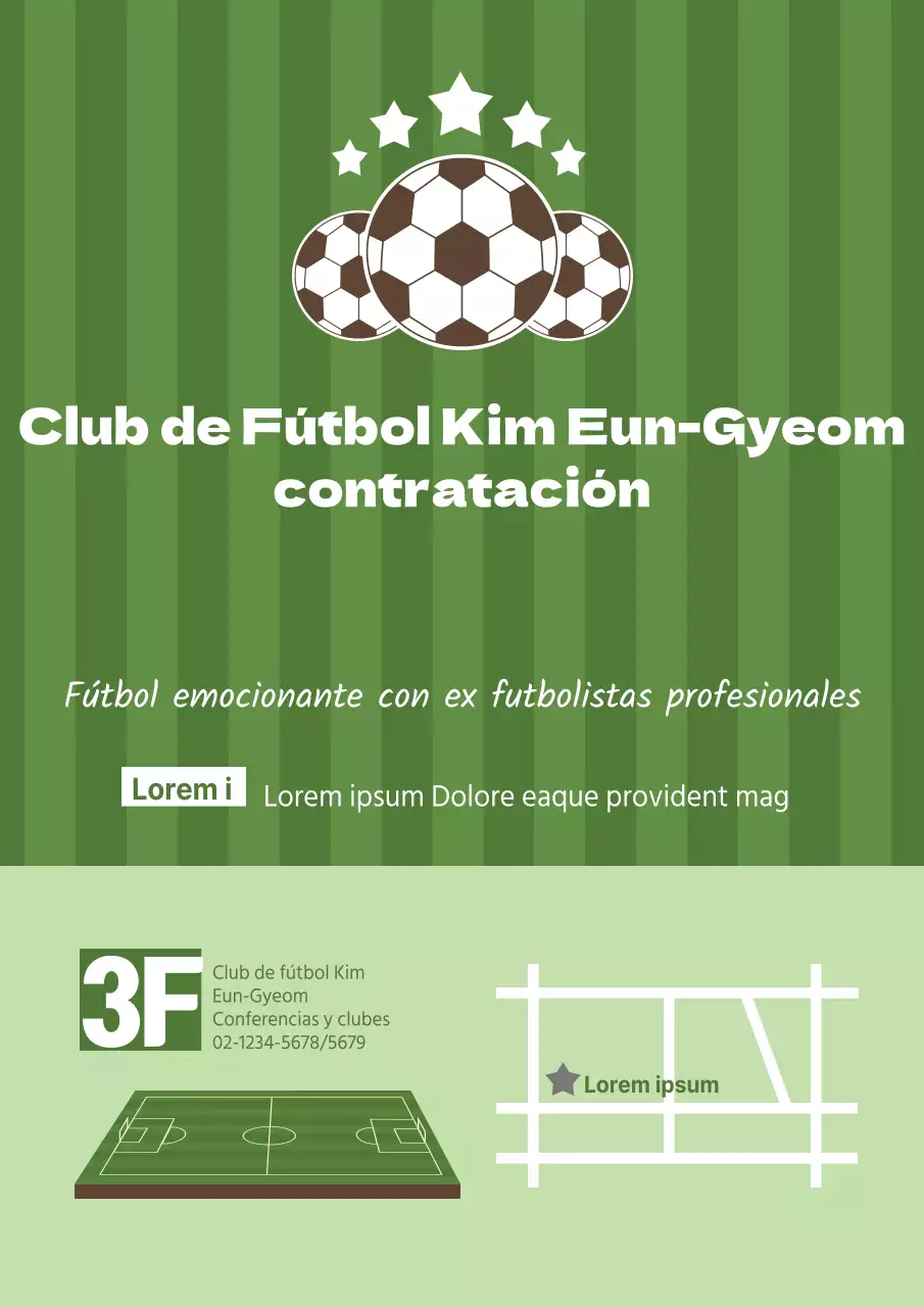 Captación de socios para un club de fútbol