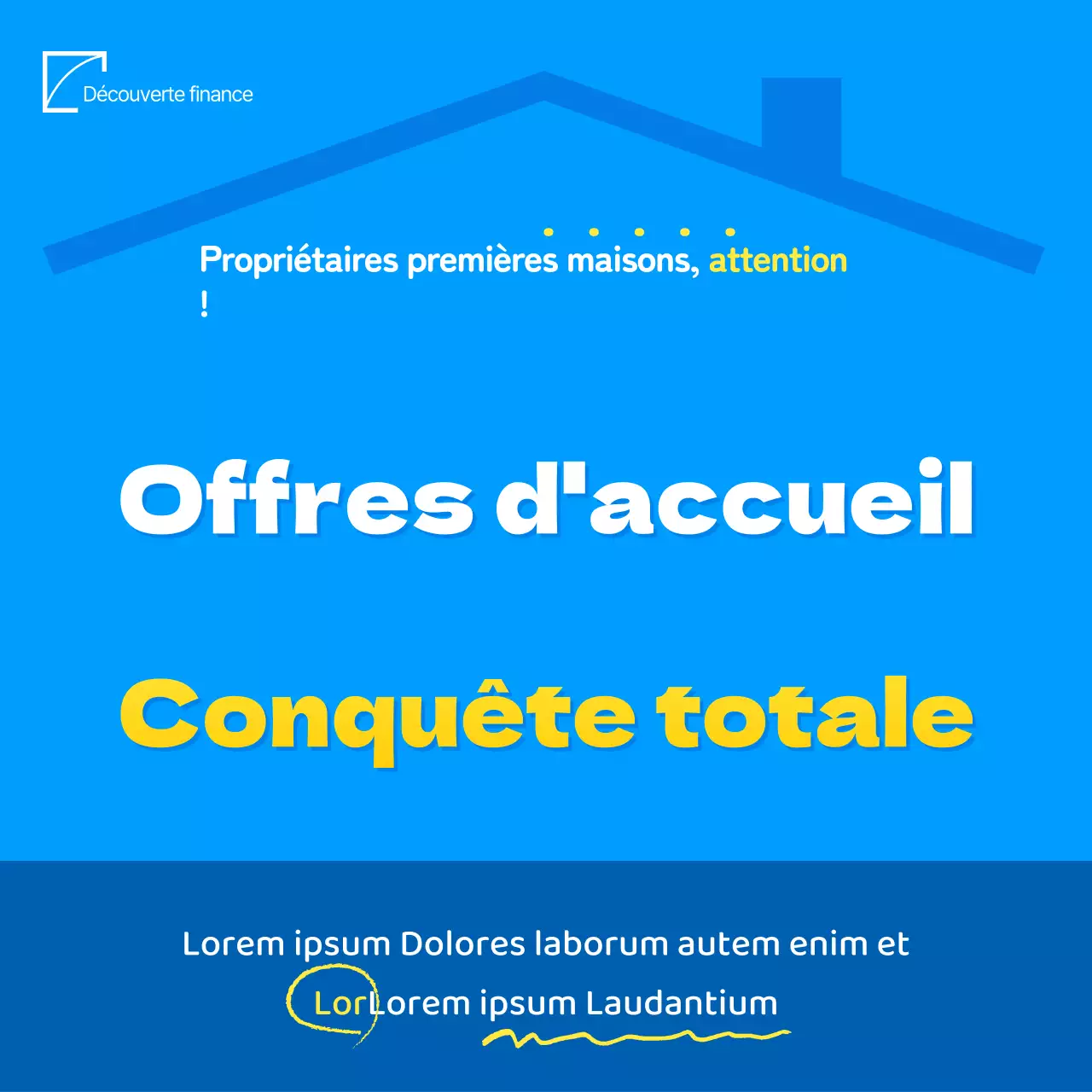 La recherche d'un logement dans les tons bleus domine les places des médias sociaux