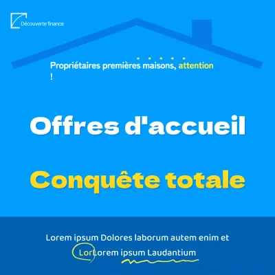 La recherche d'un logement dans les tons bleus domine les places des médias sociaux