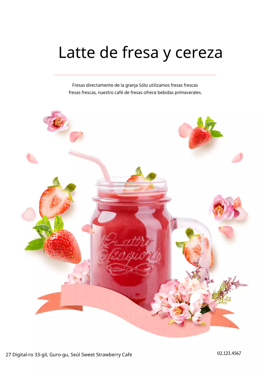 Cafetería Strawberry