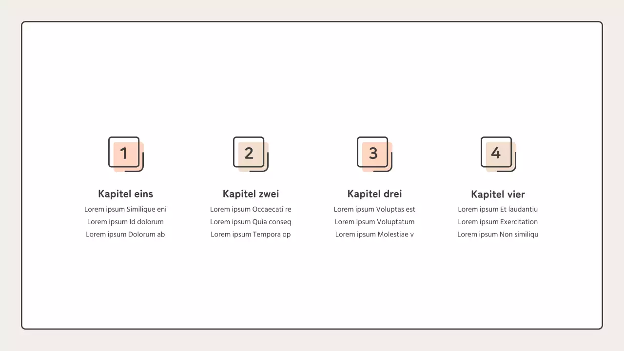 Pädagogisch mit Punktformen in Rosa und Beige