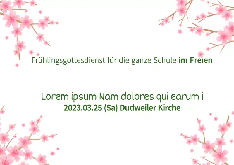 Anbetung im Freien