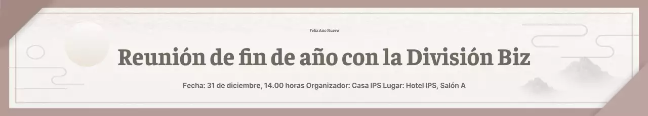 Reuniones de fin de año