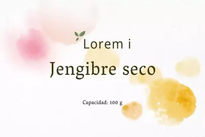 Jengibre seco