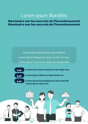 Promouvoir votre séminaire immobilier avec un simple green