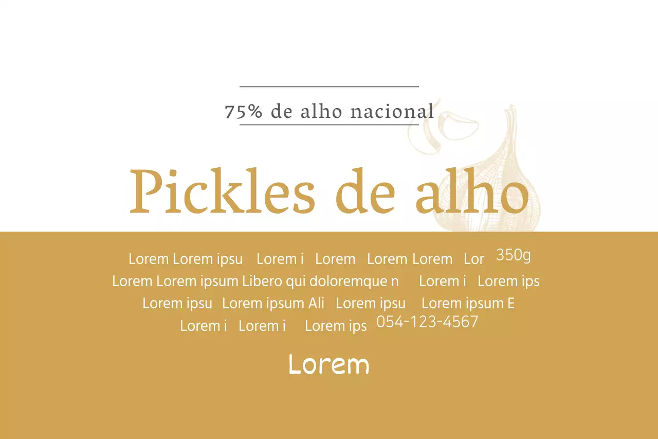 Pickles de alho