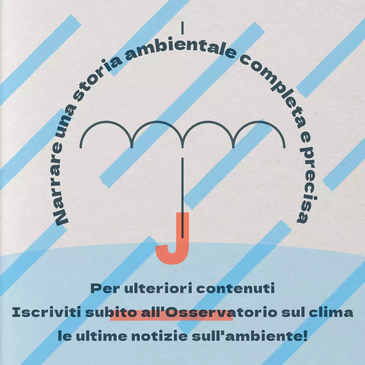 Osservazioni climatiche retrò in beige e azzurro