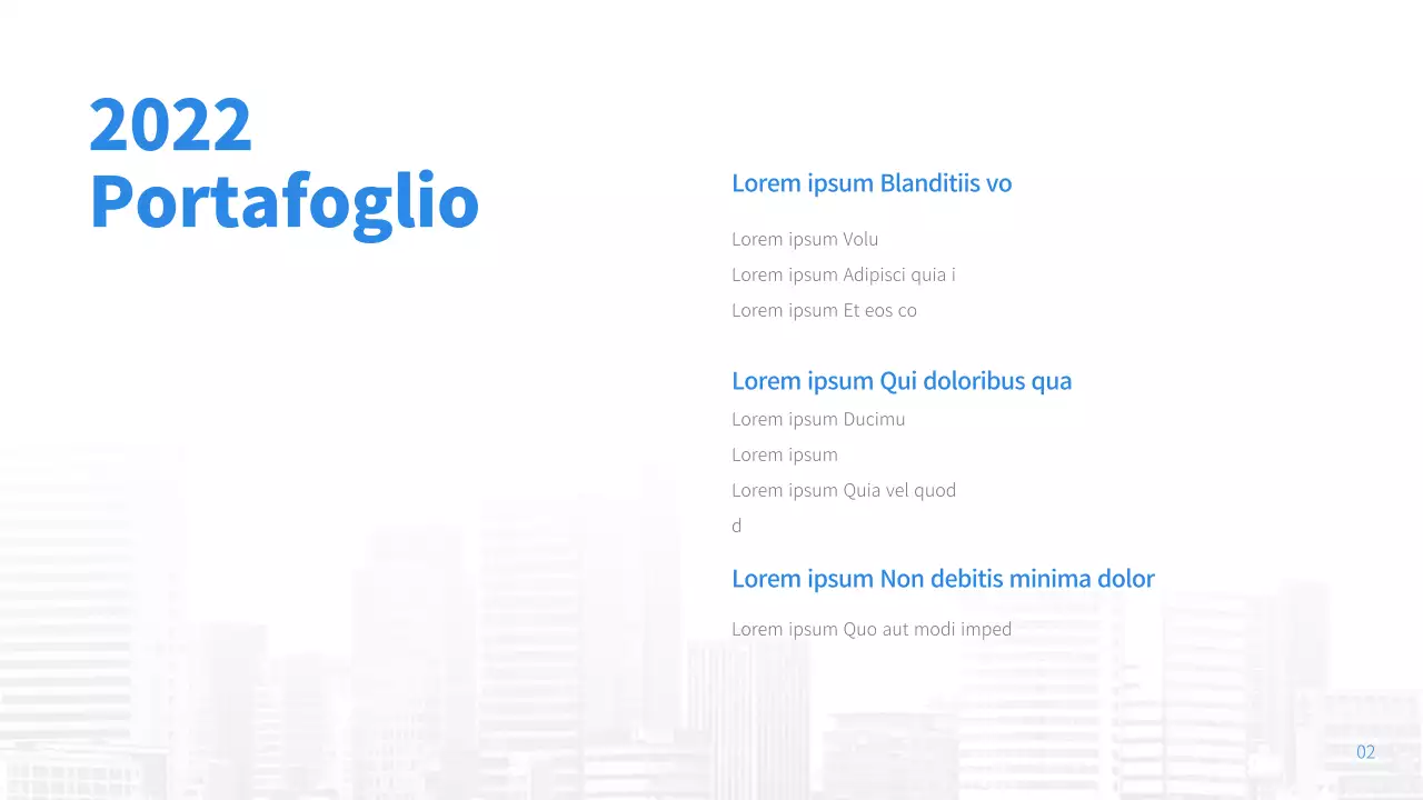 Il portfolio di BlueThemes per aiutarvi nel campo dell'architettura