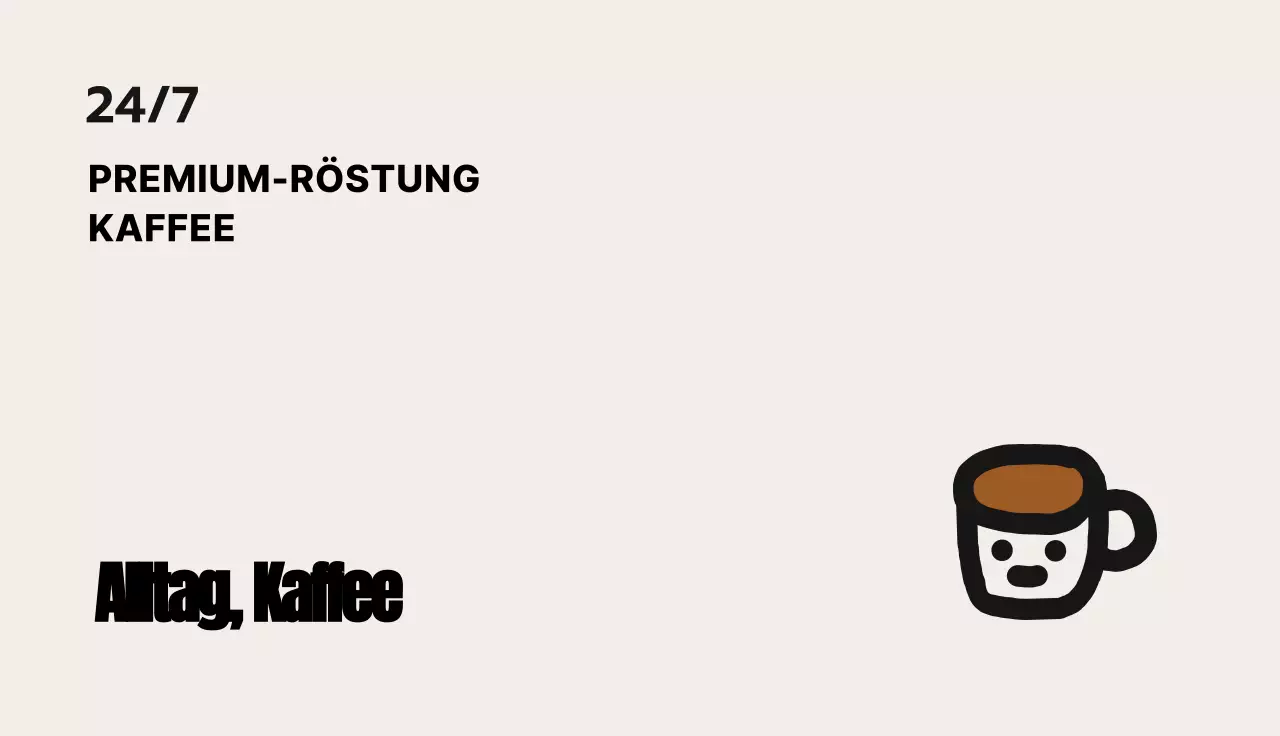 Emotionale Cafe-Visitenkarten in Beige und Braun