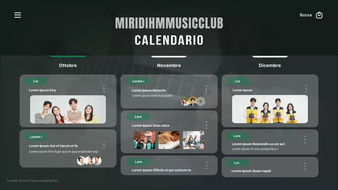 I cerchi neri e rossi della musica pop spiegati