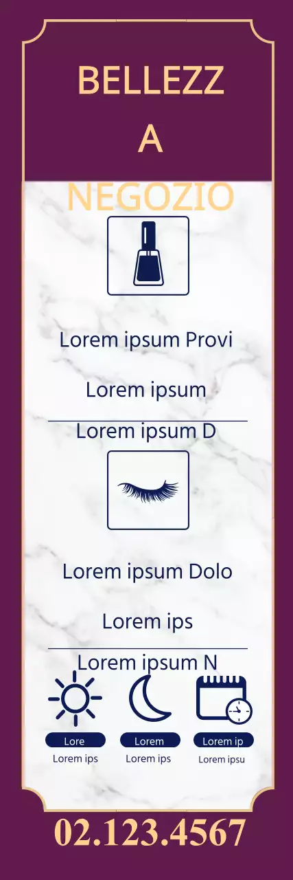 Listino prezzi unghie