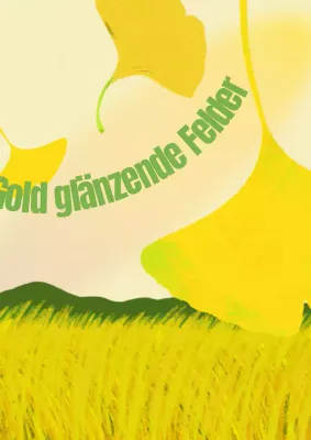 Natürliche Herbsternte in Gelb post