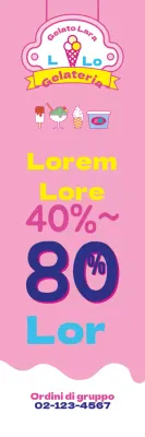 pittogramma della gelateria