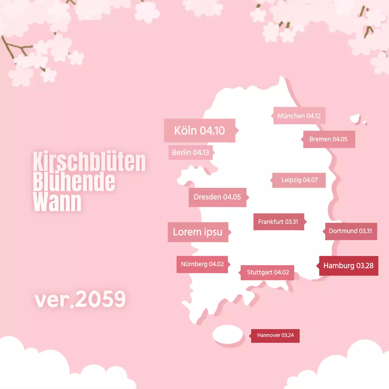 Wenn die Kirschblüten blühen