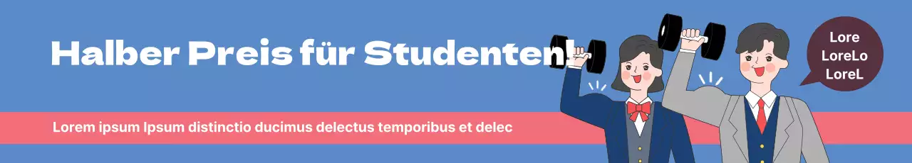 Halber Preis für Studenten