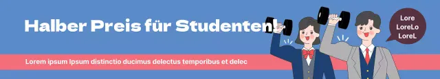 Halber Preis für Studenten