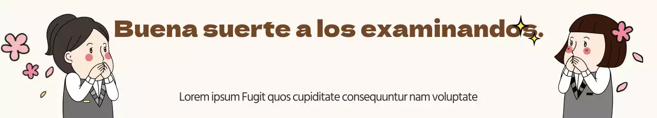 Apoyo a los examinandos