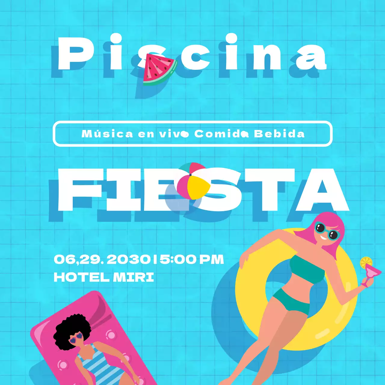 Fiestas en la piscina