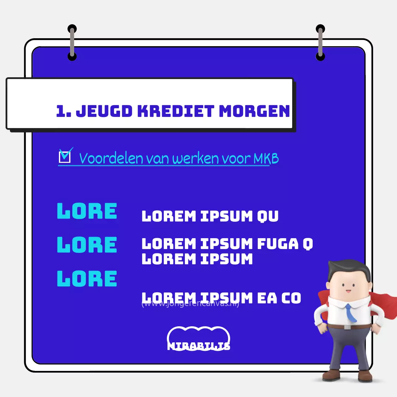 Voordelen voor jongeren