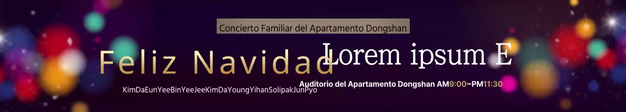 Conciertos navideños