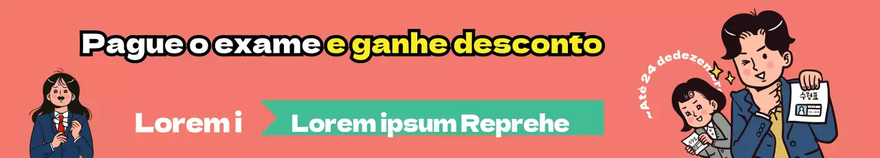 Bilhetes para exames com desconto