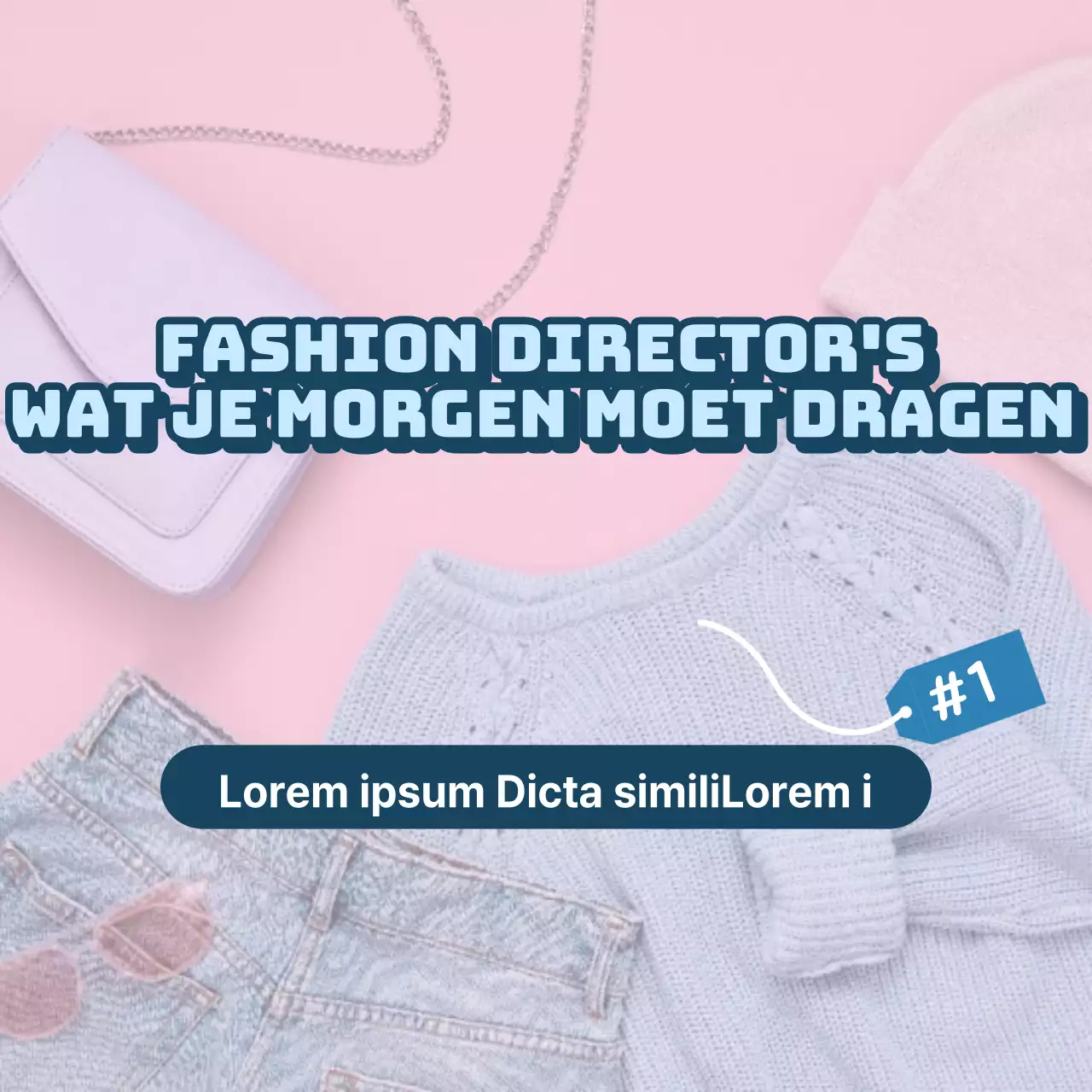 Wat trek je morgen aan?