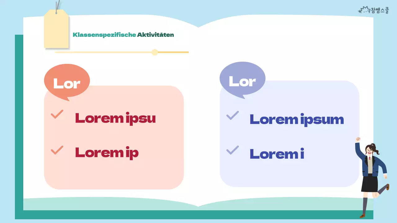 Green NotebookConcept Klassenzimmer der Mittelstufe Einführung