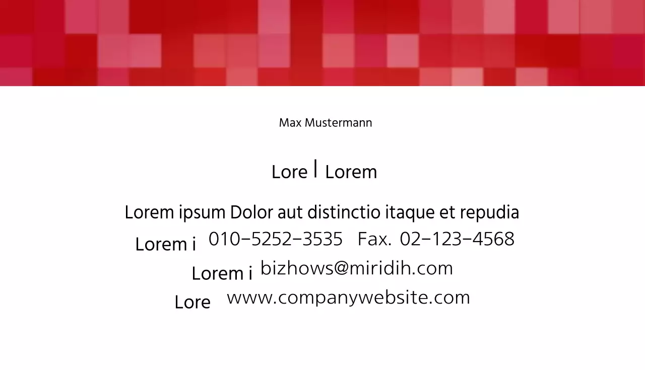 Visitenkarten für Unternehmen