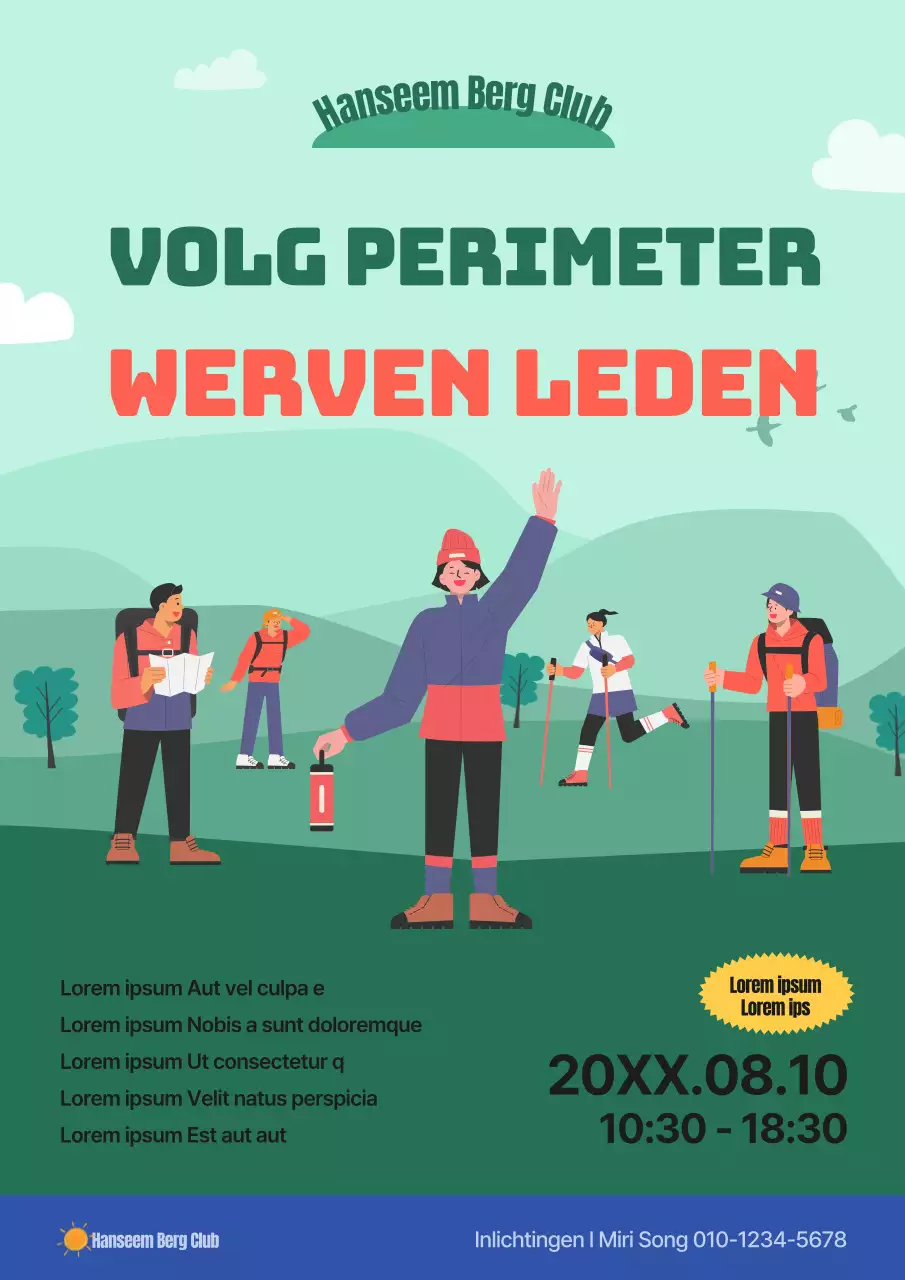 De werving van groene en rode natuurlijke bergbeklimmers bevorderen