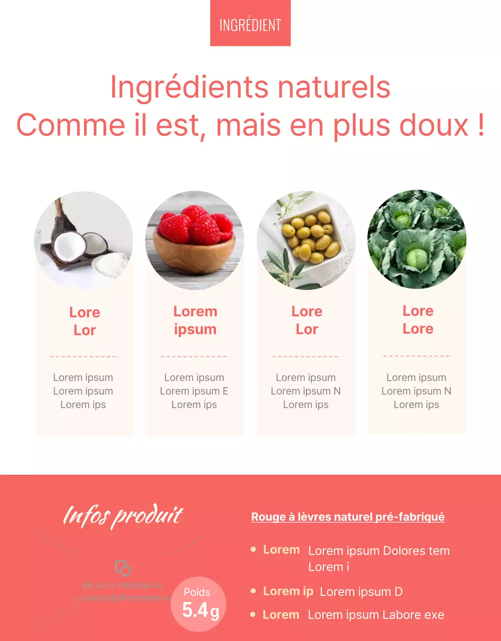 Voici un rouge à lèvres rose, frais et lumineux