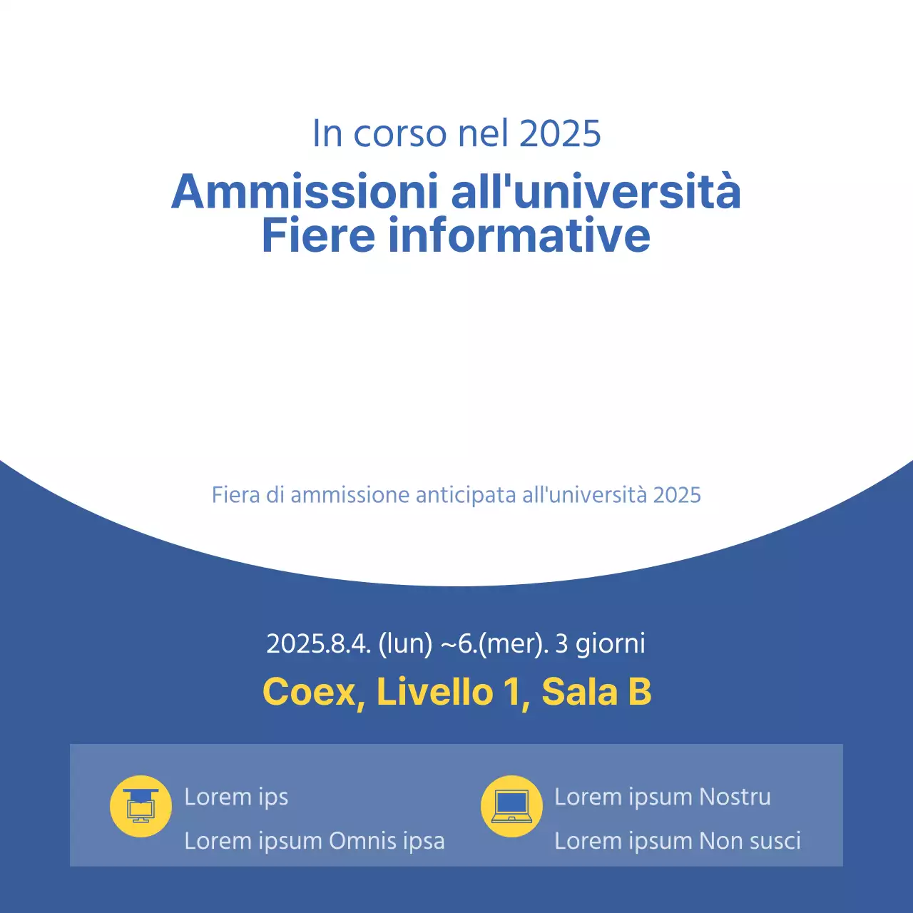 Fiere di ammissione all'università
