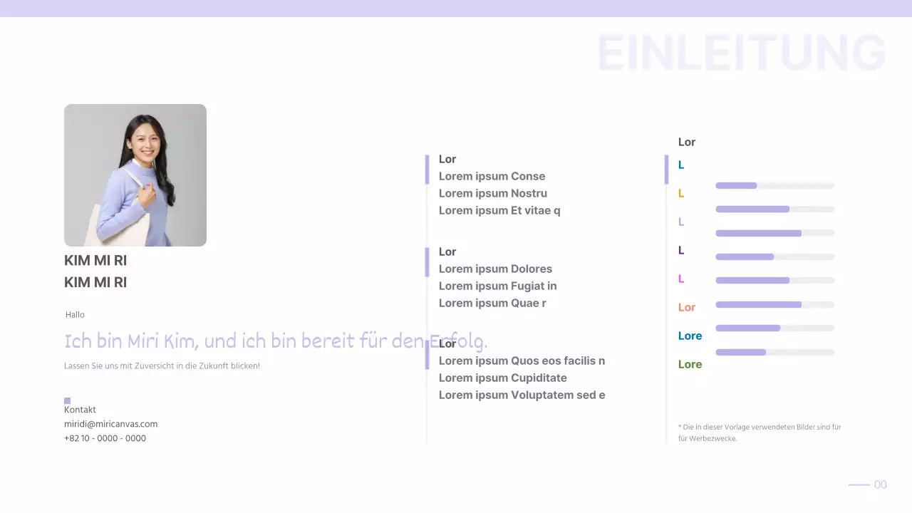 Einfache Mappe mit malvenfarbenem Farbverlauf