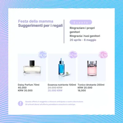 Regali per la festa della mamma