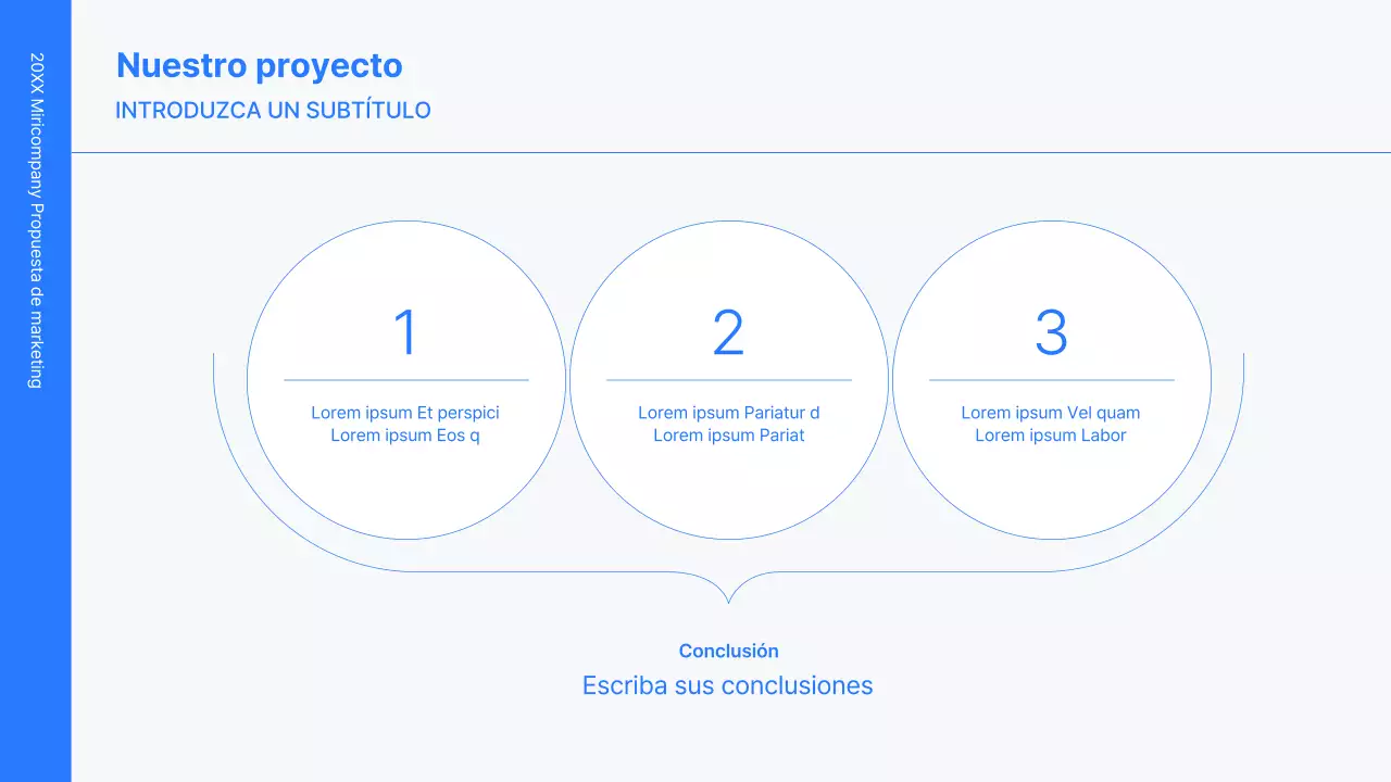 Kit de concepto empresarial con líneas azules, minimalistas y sencillas