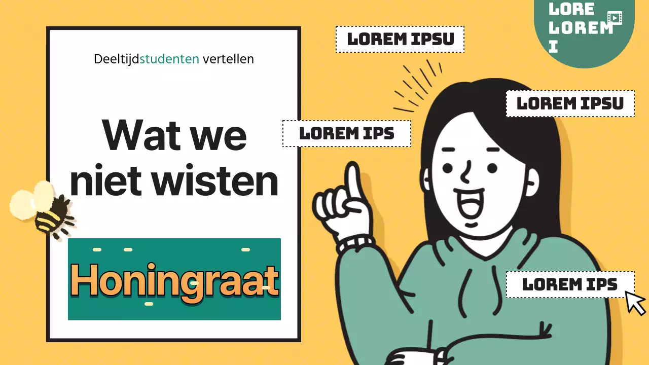 Schone, gele YouTube-miniaturen