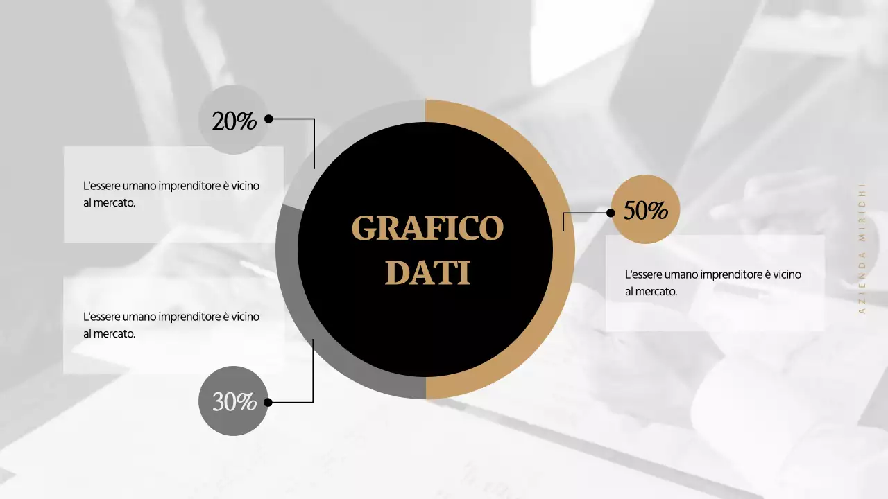 Un semplice diagramma concettuale in marrone e grigio