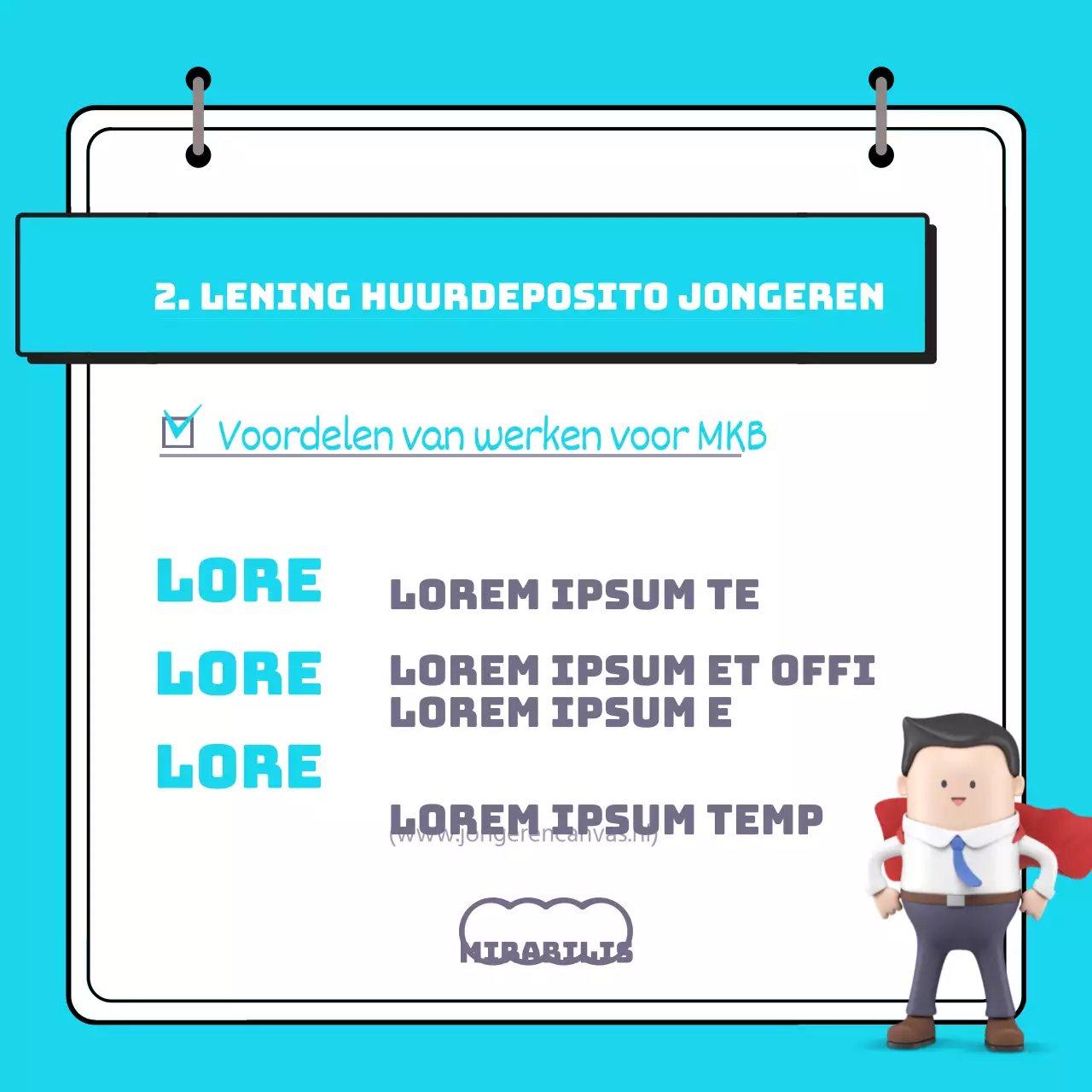 Voordelen voor jongeren