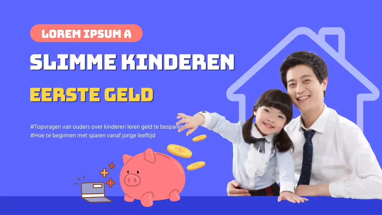 slimme kinderen eerste geld zakgeldeducatiefinanciële opvoeding spaargewoonten geld besparen