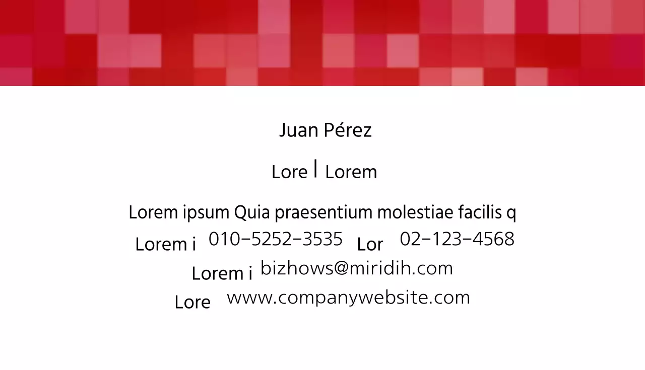 Tarjetas de visita de empresa