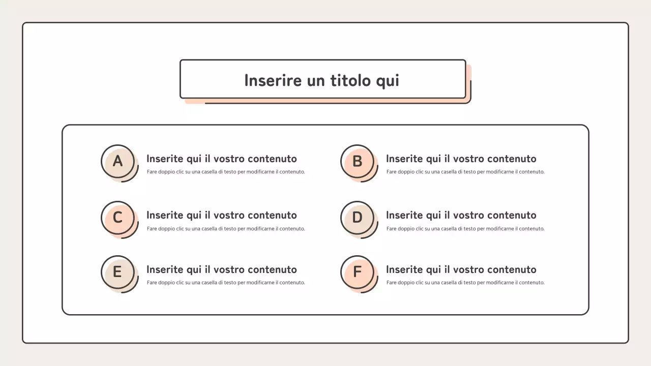 Educativo con forme a punta in rosa e beige