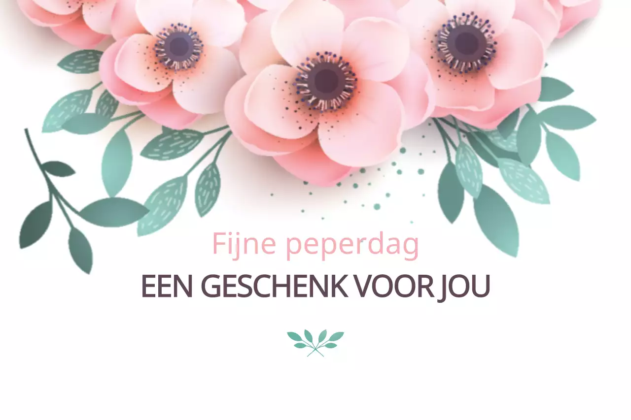 EEN GESCHENK VOOR JOU