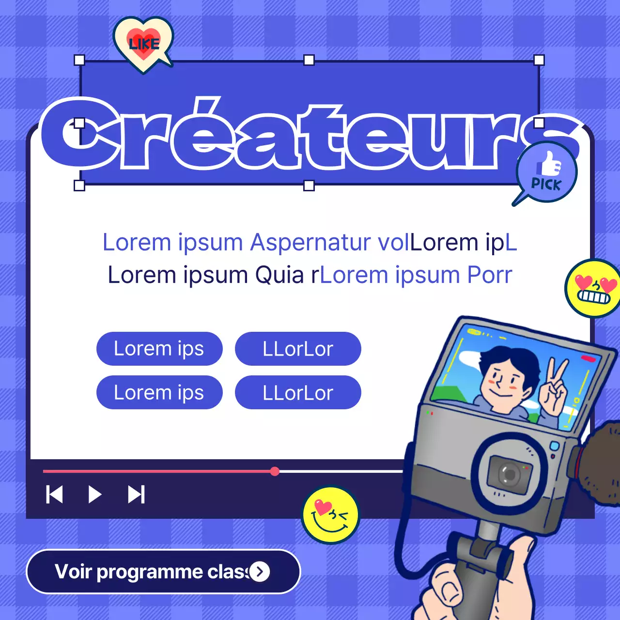 Créateur Thème de l'éducation avec un concept d'illustration de lignes bleues épurées