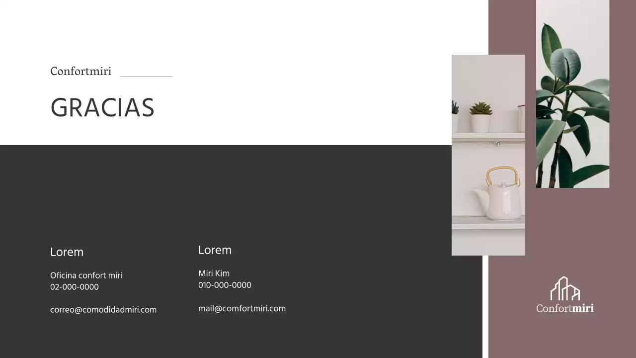 Tema de la oferta de mudanza en marrón y gris