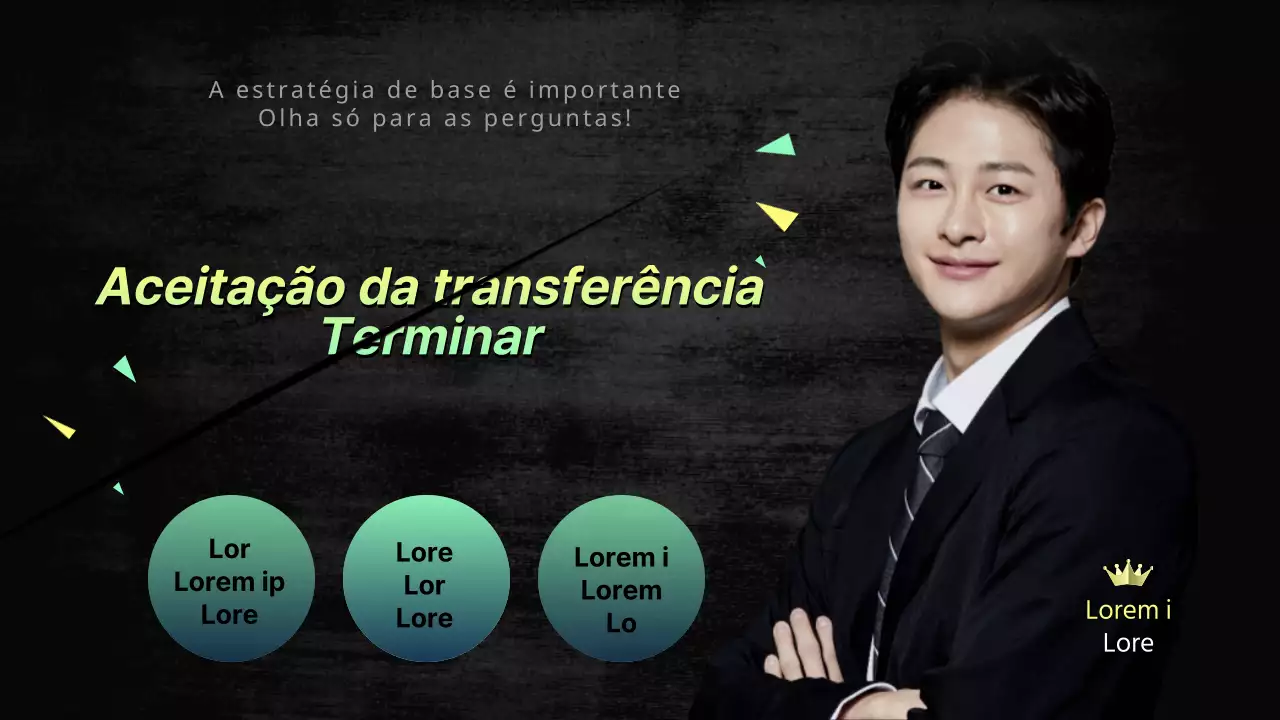 fundo preto verde-limão gradiente transferência título do curso banner de miniaturas do YouTube com modelo masculino