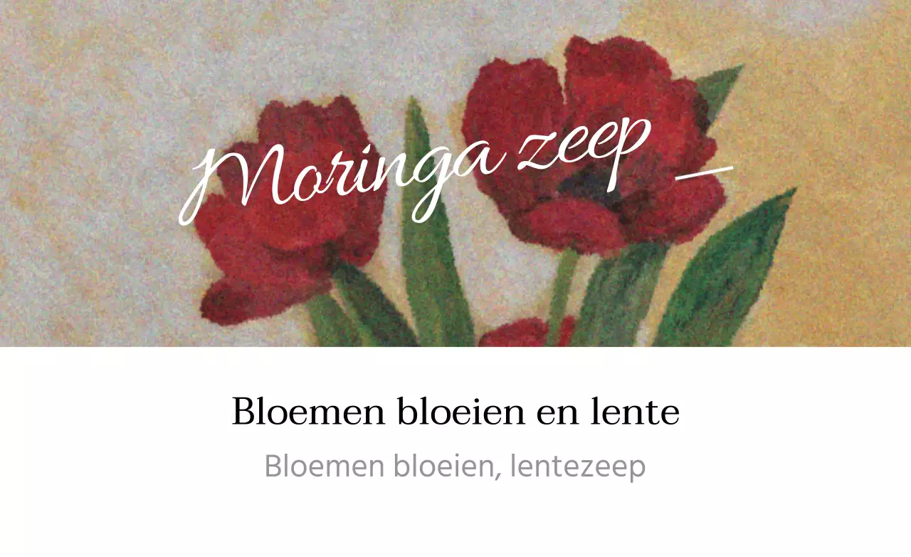 Wanneer de bloemen bloeien en de lente