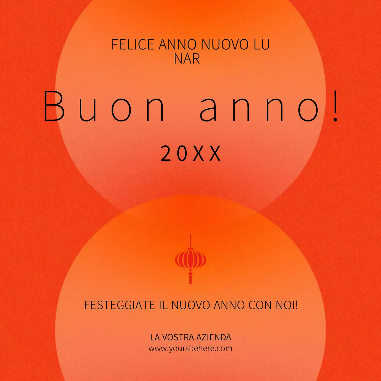 annuncio di vacanza culturale arancione